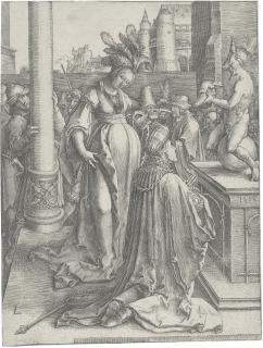 Lucas Van Leyden - Solomon\'S Idolatry (New Hollstein 30)