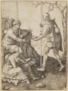 Lucas van Leyden - The Beggars (Bartsch, Hollstein 143)