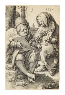 Lucas Van Leyden - The Musicians (New Hollstein 155)