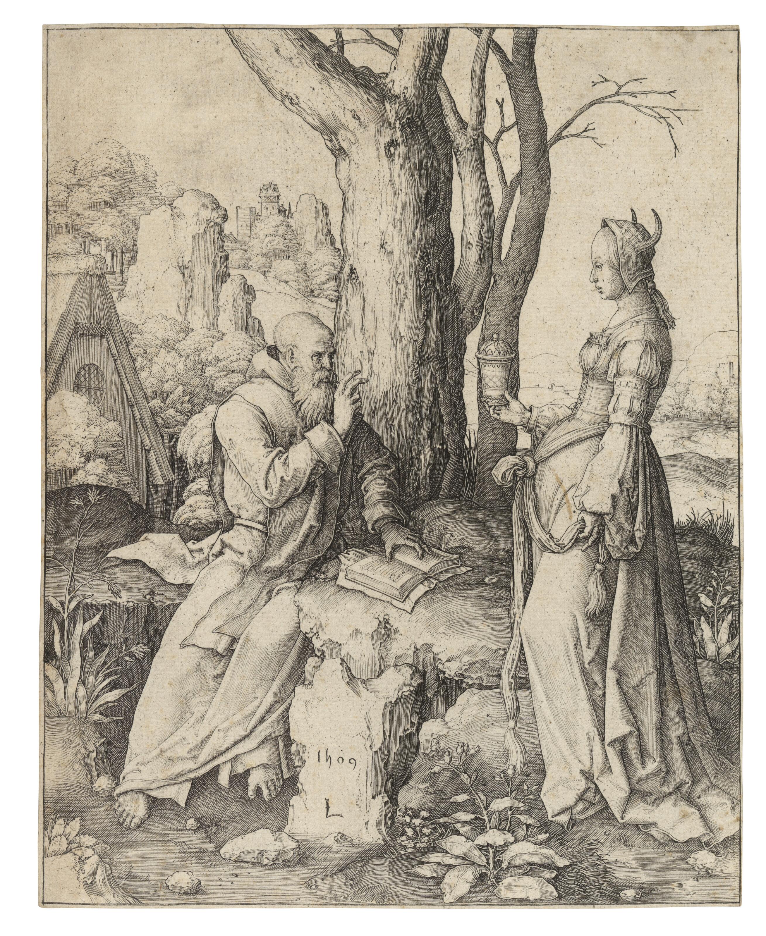 Lucas Van Leyden - The Temptation of Saint Anthony