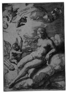 Lucas van Leyden - Venus und Amor.