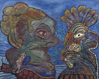 Lucebert - Big Chief with Squaw