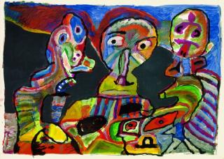 Lucebert - Drei Figuren