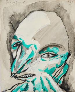 Lucebert - Ohne Titel (Gesicht).