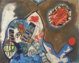 Lucebert - Oude clown - Old clown