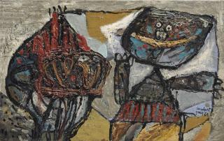 Lucebert - Two Figures