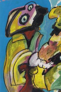 Lucebert - Two figures