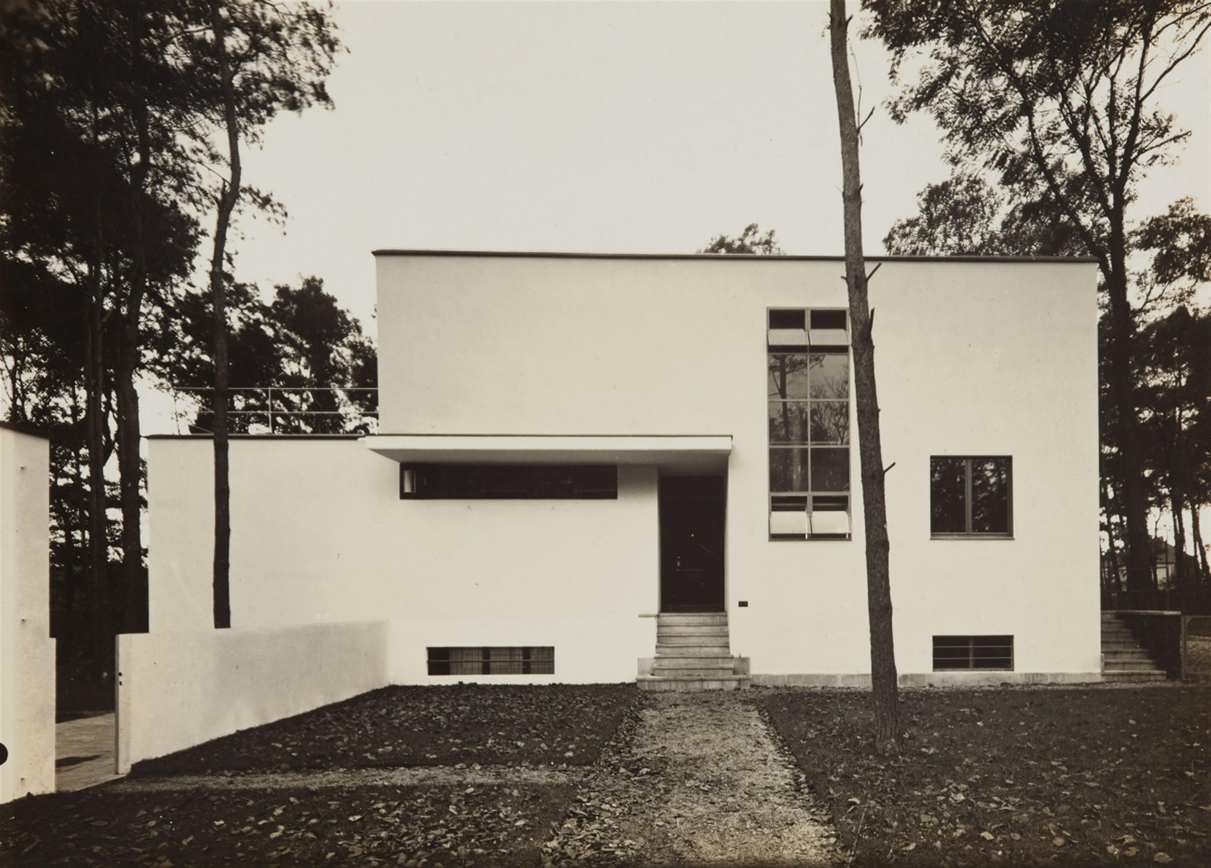 Lucia Moholy - Nordansicht Haus Gropius, Dessau