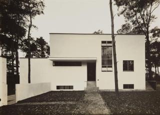 Lucia Moholy - Nordansicht Haus Gropius, Dessau