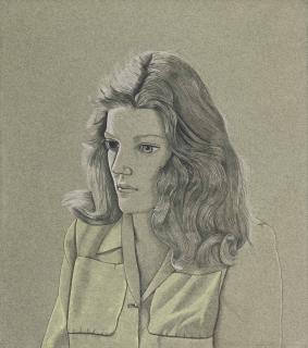 Lucian Freud, O.M., C.H. - A Girl (Pauline Tennant)