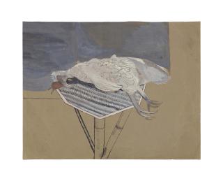Lucian Freud, O.M., C.H. - Dead Birds On A Bamboo Table