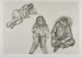 Lucian Freud, O.M., C.H. - Four Figures (H. 42)