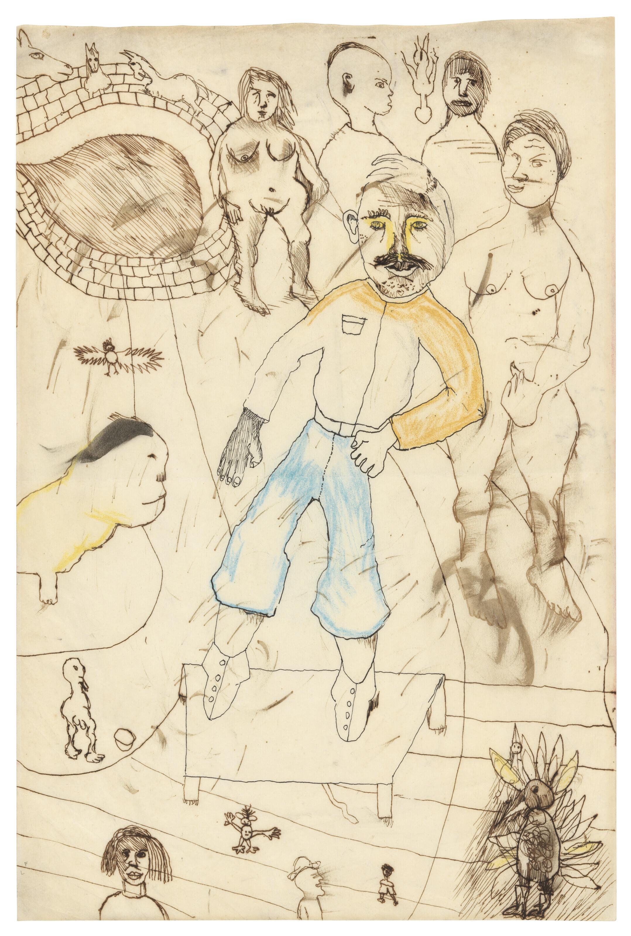 Lucian Freud, O.M., C.H. - Fragment From \'The Freud-Schuster Book\'