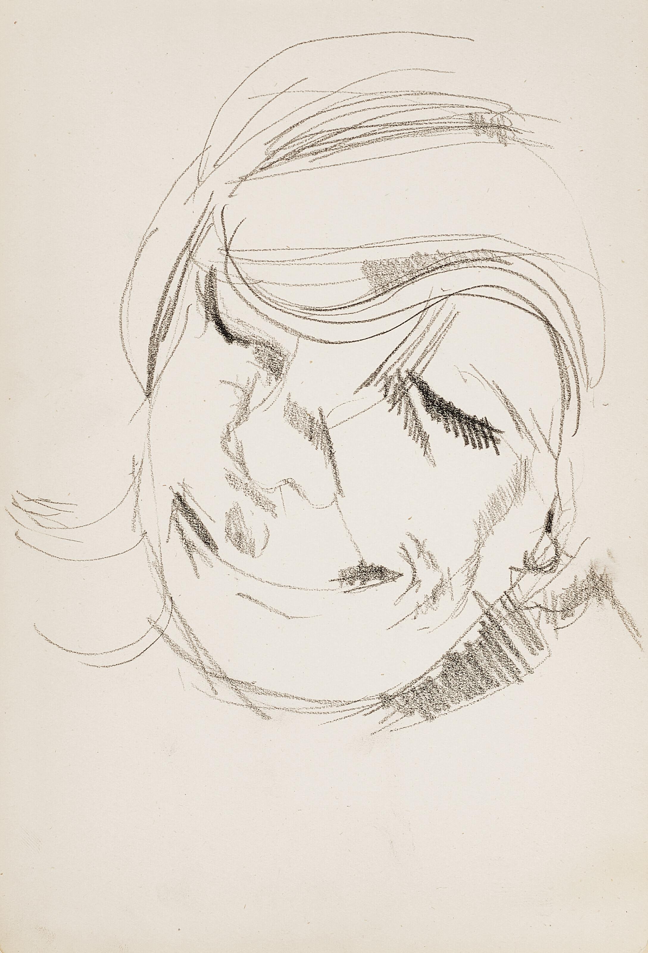 Lucian Freud, O.M., C.H. - Head of a Woman Laughing