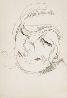 Lucian Freud, O.M., C.H. - Head of a Woman Laughing