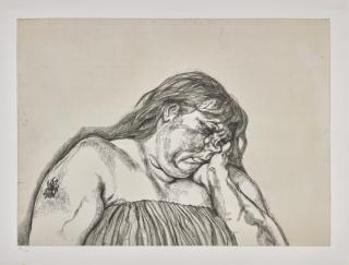 Lucian Freud, O.M., C.H. - Woman With An Arm Tattoo (Figura 40)