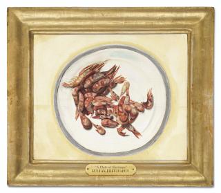 Lucian Freud - A Plate of Prawns