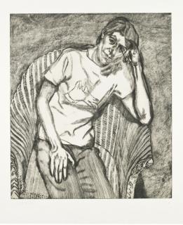 Lucian Freud - Bella In Her Pluto T-Shirt