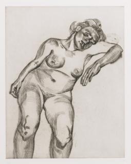 Lucian Freud - Blond Girl (Hartley 24)