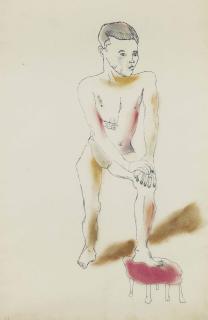 Lucian Freud - Boy Posing