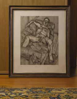 Lucian Freud - Britishman Posing (Hartley 27)