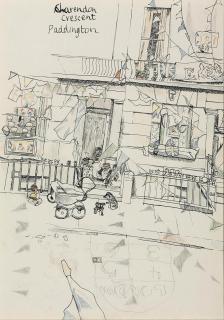 Lucian Freud - Clarendon Crescent, Paddington