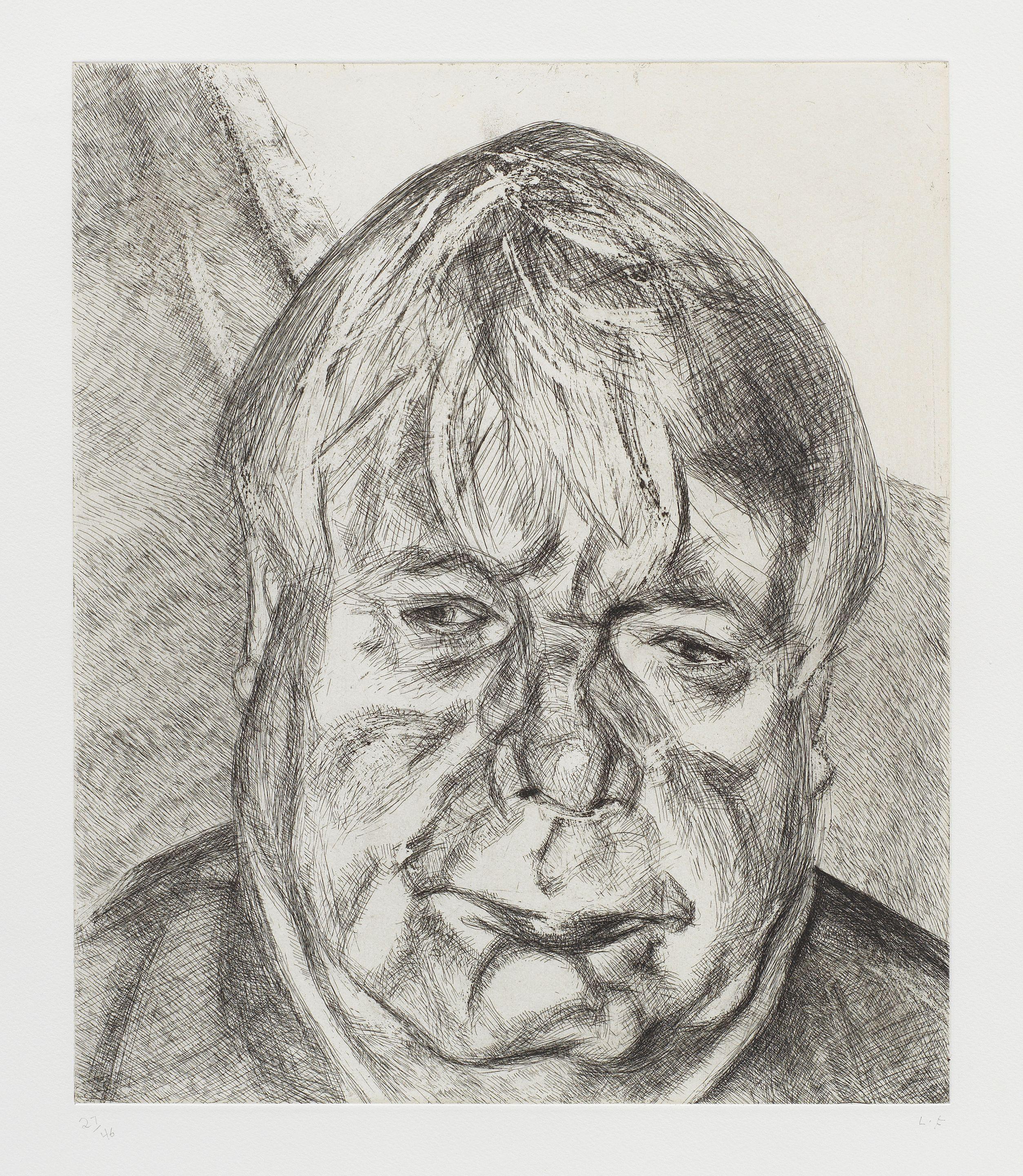 Lucian Freud - Donegal Man, 2007