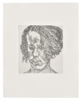 Lucian Freud - Girl with Fuzzy hair