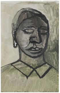 Lucian Freud - Girl With Her Eyes Closed