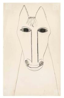 Lucian Freud - Head of a Horse