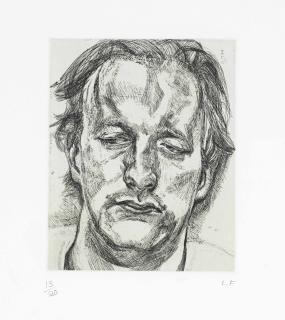 Lucian Freud - Head of a Man