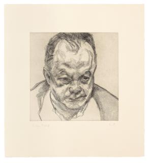 Lucian Freud - Head Of Bruce Bernard