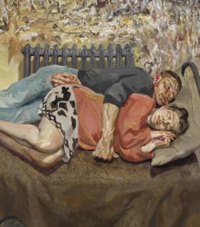 Lucian Freud - Ib and her Husband