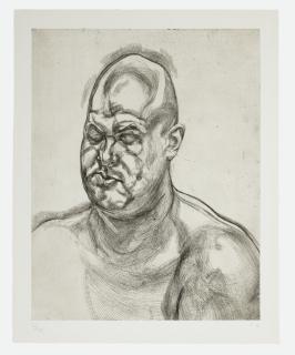 Lucian Freud - Large Head (State II)