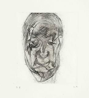 Lucian Freud - Lawrence Gowing (Second Version) (Hartley 9)