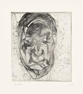 Lucian Freud - Lawrence Gowing (second version)