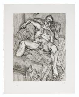 Lucian Freud - Man Posing