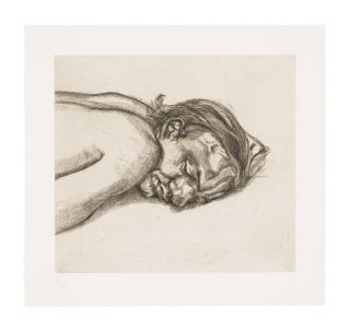 Lucian Freud - Man Resting (State II)
