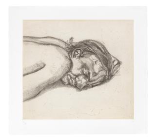 Lucian Freud - Man Resting