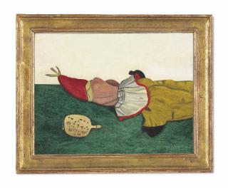 Lucian Freud - Poppy and Hand Puppet