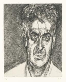 Lucian Freud - Portrait Head (F. 82)