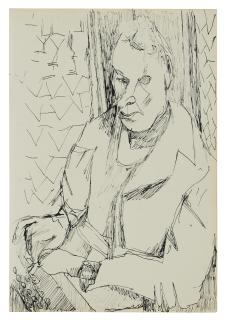 Lucian Freud - Portrait of Stephen Spender