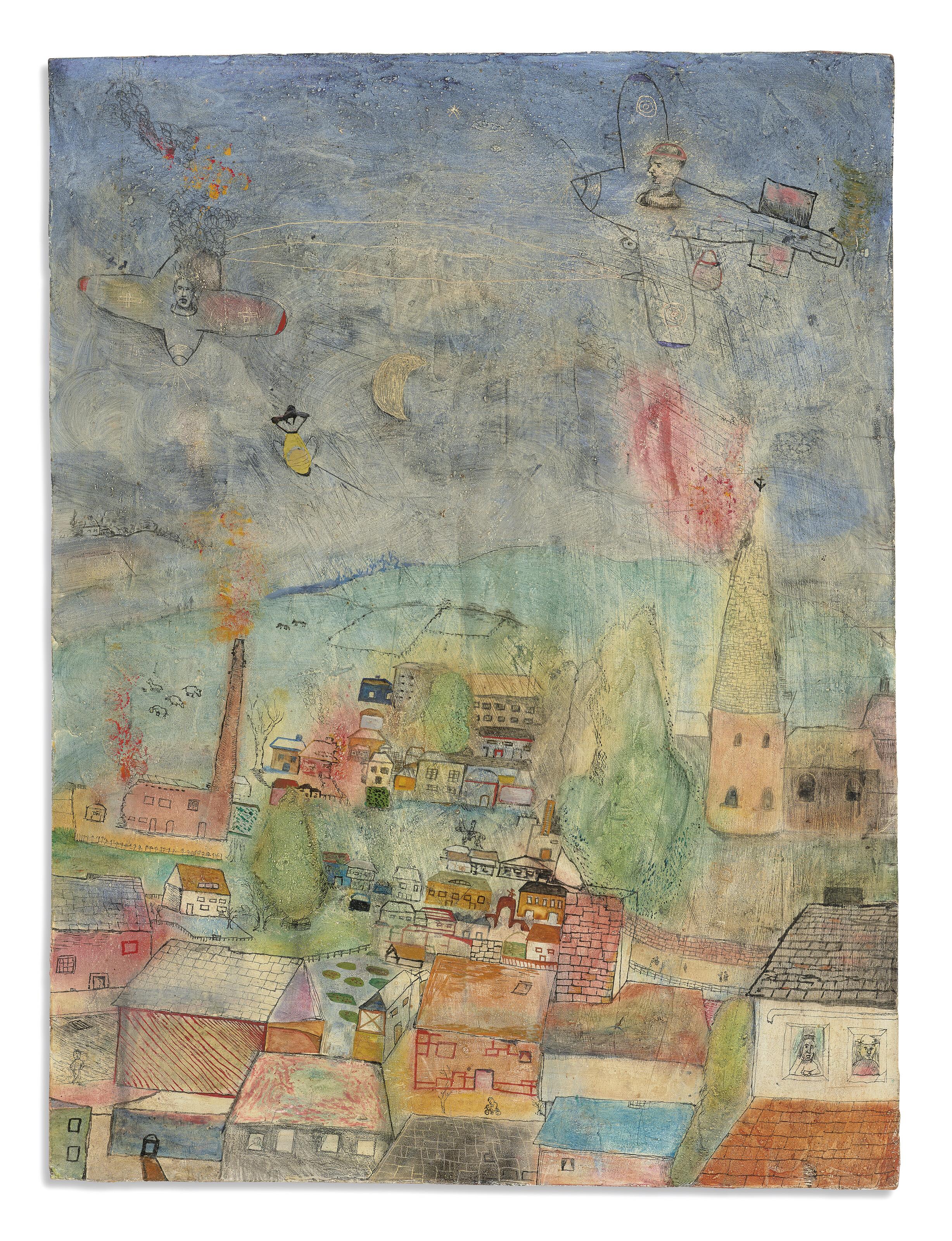 Lucian Freud - Raid on a Village