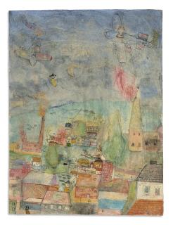 Lucian Freud - Raid on a Village