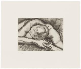 Lucian Freud - Reclining Figure