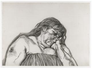 Lucian Freud - Woman With An Arm Tattoo (Figura 40; Hartley 54)