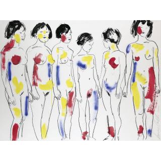 Luciano Castelli - Asiatische Mädchengruppe, 2007 Group Of Asian Girls, 2007