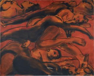 Luciano Castelli - Rostbild Schrottplatz, 1988