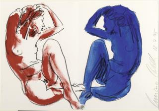 Luciano Castelli - Zwei Weibliche Akte, 1995
