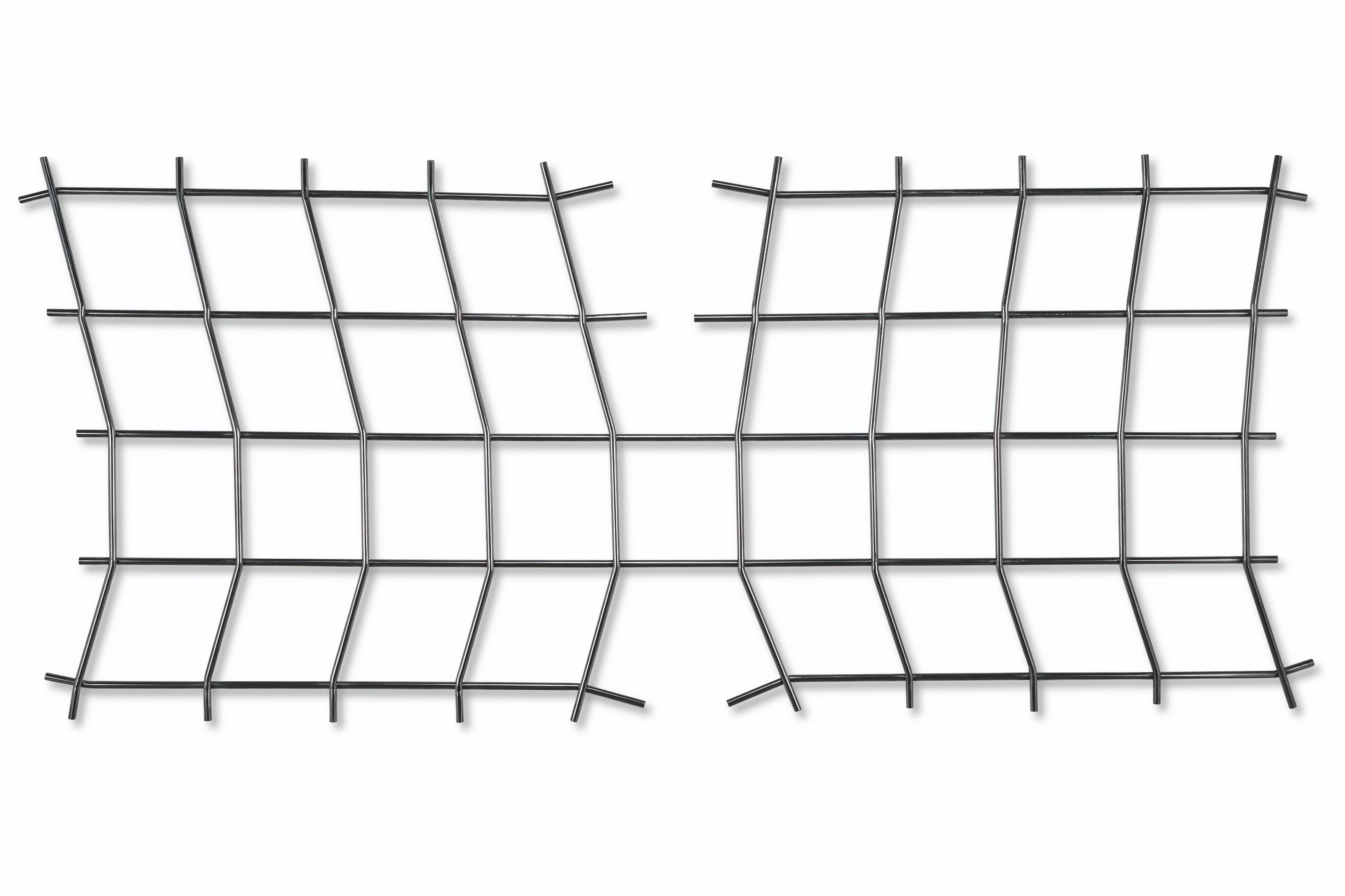 Luciano Fabro - Struttura ortogonale assoggettata ai quattro vertici a tensione (Orthogonal structure subjected to tension at the four vertices)